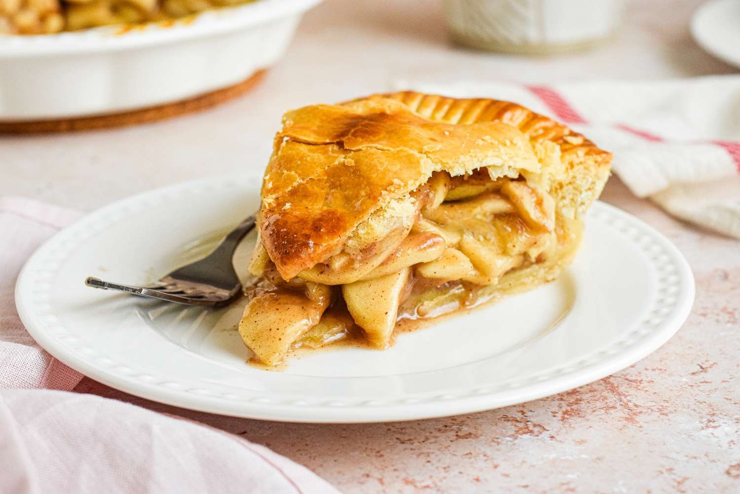 1 slide of apple pie