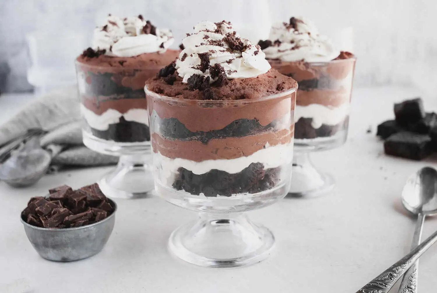3 cups of chocolate trifle